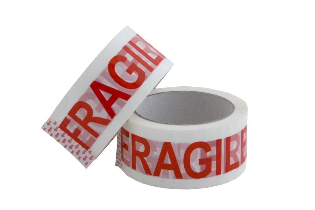 tape met fragile